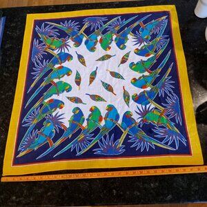 Gorgeous Parrot Print Bandana Scarf